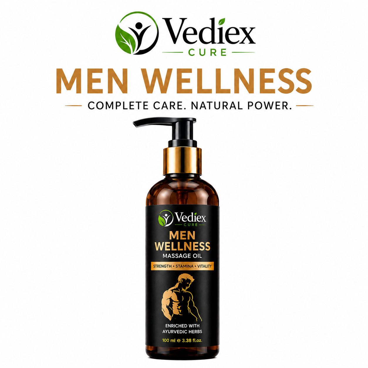 men wellness oil for massage